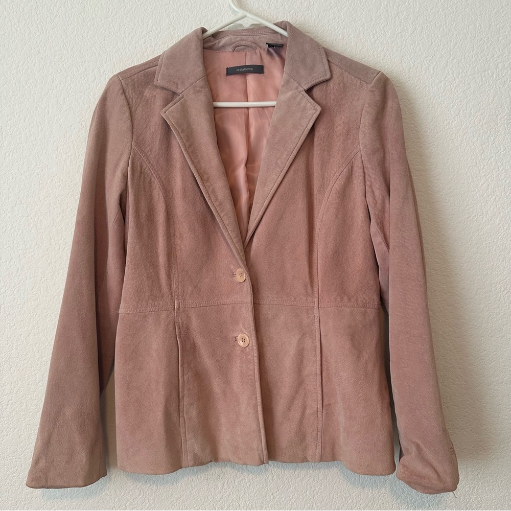 Women's Pink Suede Jacket